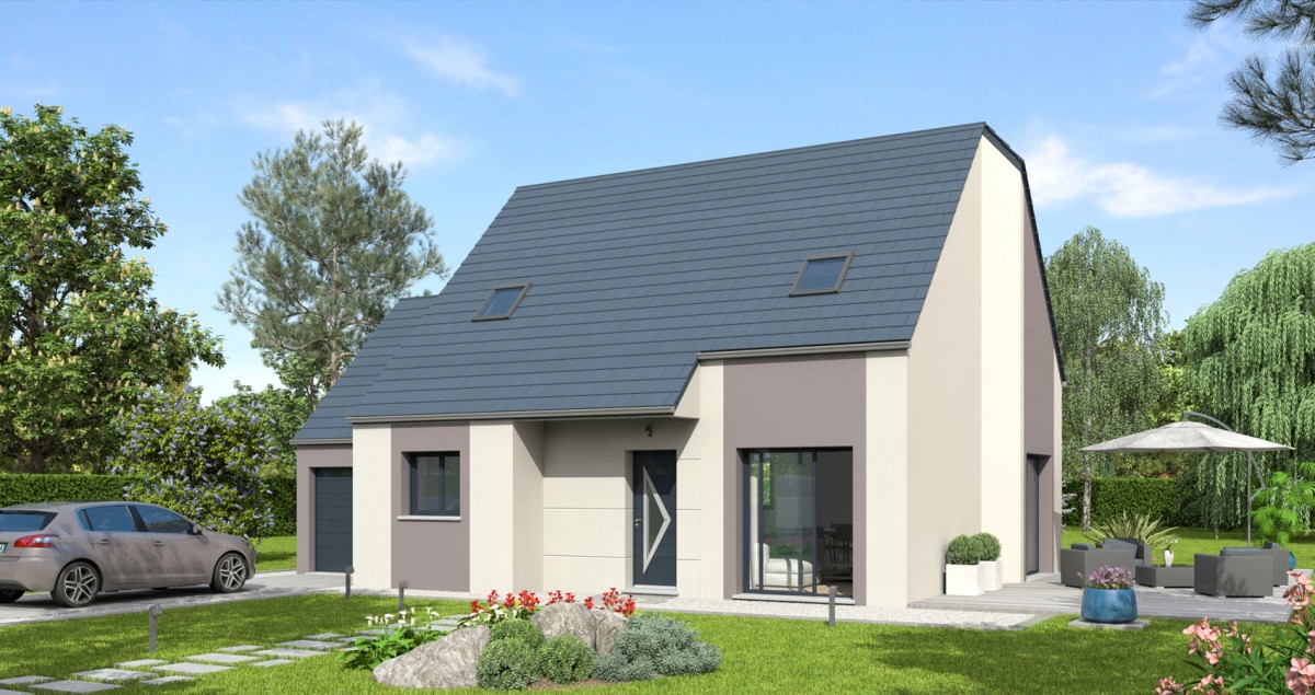 contruction à caen maison étage 6 pièces 4 chambres